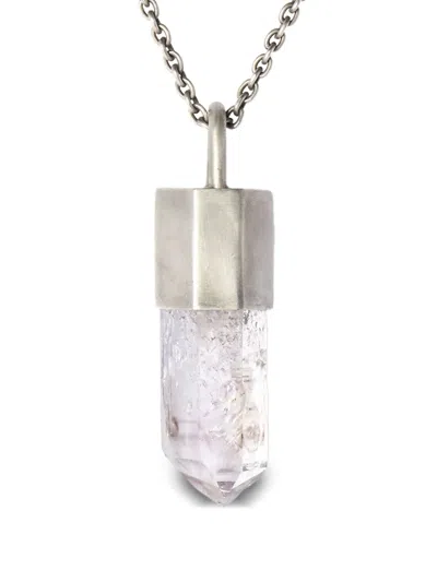Parts Of Four Talisman Specimen Pendant Necklace In 银色