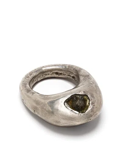 Parts Of Four Tall Mountan Ring In Metallic