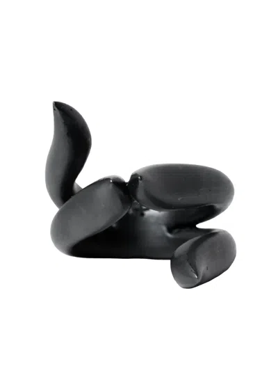 Parts Of Four Tatius Ring In Ka Black Sterling