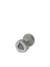 Parts Of Four Tiny Stud Earrings In Silver