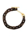 Parts Of Four Toggle Chain Bracelet In Brown