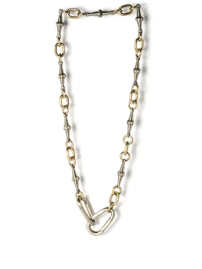 Parts Of Four Totem Cable-chain Link Necklace In Silver
