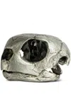 Parts Of Four Turtle Skull Ornament (6cm X 13cm) In Silver