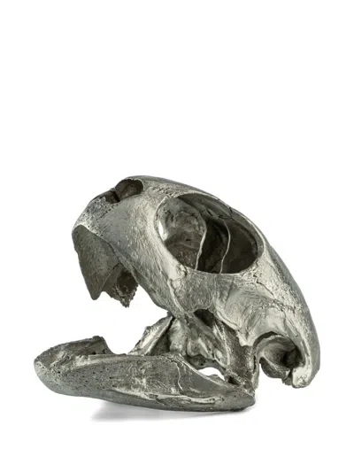 Parts Of Four Turtle-skull Sculpture In Silver