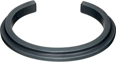 Parts Of Four Ultra Reduction Ridge Bracelet In Black
