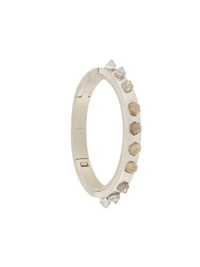 Parts Of Four V2 Sistema Spike Bracelet In Silver