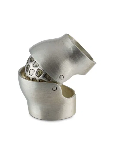 Parts Of Four X Fangophilia Joint Pure Ring In Silver