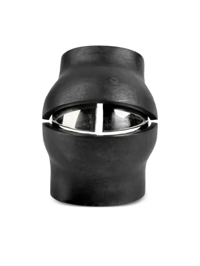 Parts Of Four X Fangophilia Sterling Silver Joint Ring In Black