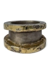 PARTS OF FOUR PARTS OF FOUR YELLOW GOLD AND ACID-TREATED STERLING SILVER CHASM V2 RING