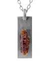 Parts Of Four Zincite Sterling-silver Plate Necklace In Metallic