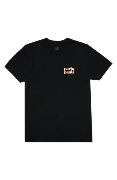 Party Pants Animal Graphic T-shirt In Black