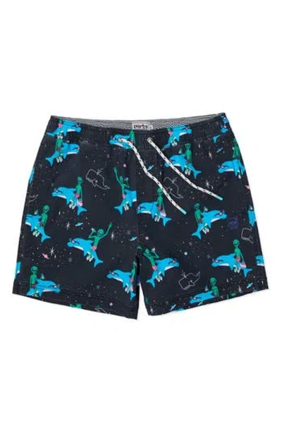 Party Pants Nice Dreams Swim Trunks In Black