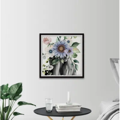 Parvez Taj Magnificent Bloom By  - Picture Frame Print On Paper In Multicolor
