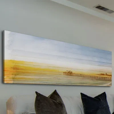 Parvez Taj Malibu Pier By  Print In Wrapped Canvas