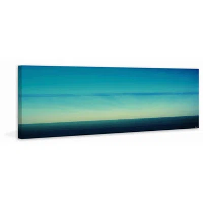 Parvez Taj 'panoramic' By  Watercolor Painting Print On Canvas In Wrapped Canvas