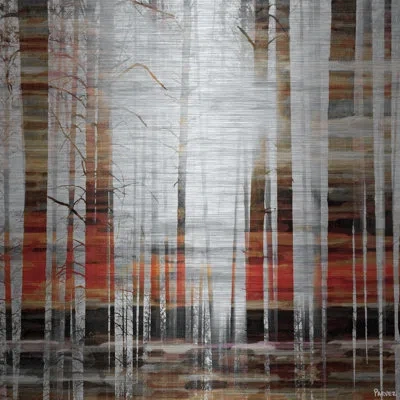 Parvez Taj Rays Of Light By  - Unframed Print On Metal In Gray