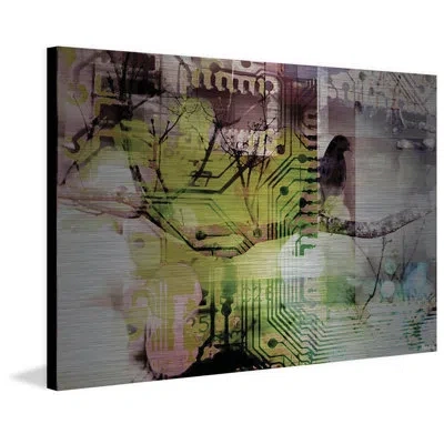 Parvez Taj 'symbolism' By  Print On Metal In Brown;green