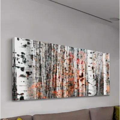 Parvez Taj Tree Ski By  - Print In Gray;orange