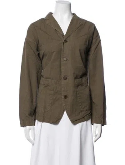 Pre-owned Pas De Calais Blazer In Green