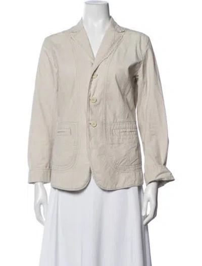 Pre-owned Pas De Calais Blazer In Neutrals