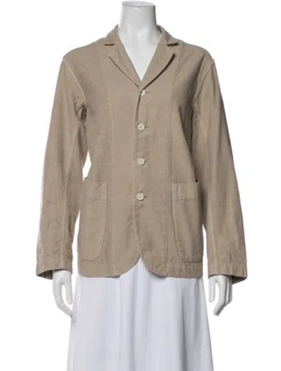 Pre-owned Pas De Calais Blazer In Neutrals