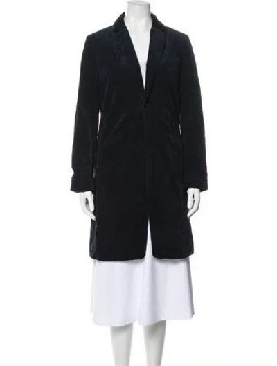 Pre-owned Pas De Calais Coat In Blue