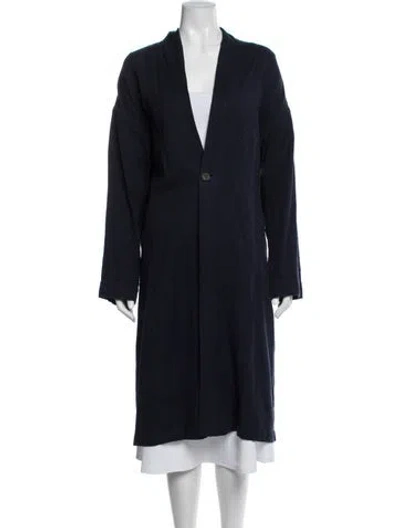 Pre-owned Pas De Calais Coat In Blue