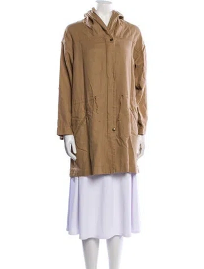 Pre-owned Pas De Calais Coat In Neutral