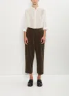 Pas De Calais Corduroy Tapered Pants In Brown