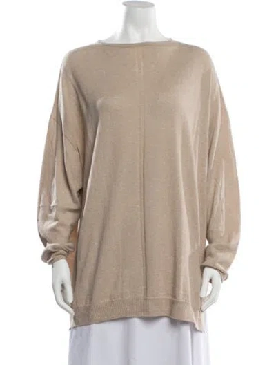 Pre-owned Pas De Calais Crew Neck Sweater In Neutrals
