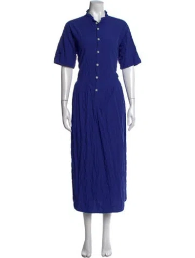 Pre-owned Pas De Calais Long Dress In Blue