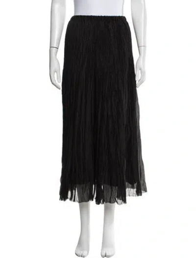 Pre-owned Pas De Calais Long Skirt In Black