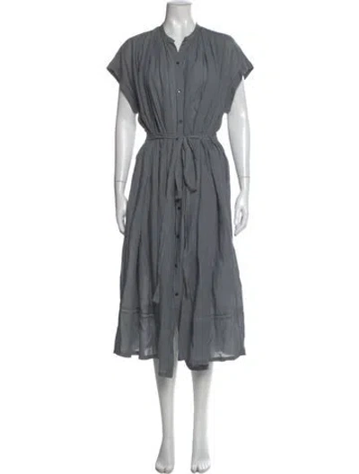 Pre-owned Pas De Calais Midi Length Dress In Blue