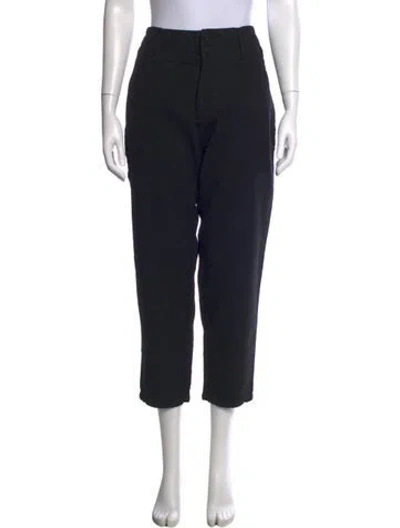 Pre-owned Pas De Calais Straight Leg Pants In Black