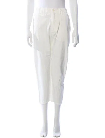 Pre-owned Pas De Calais Straight Leg Pants In Neutral