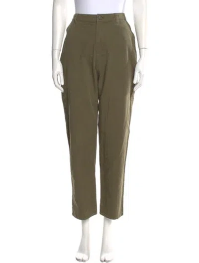 Pre-owned Pas De Calais Straight Leg Pants In Neutral