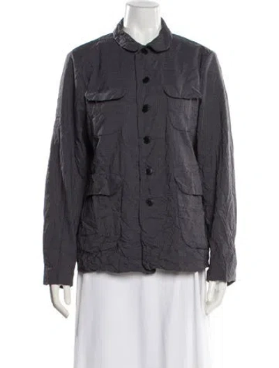 Pre-owned Pas De Calais Utility Jacket In Gray