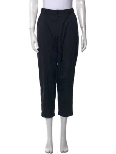 Pre-owned Pas De Calais Wide Leg Pants In Black