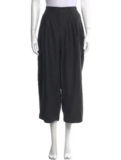 Pre-owned Pas De Calais Wide Leg Pants In Gray