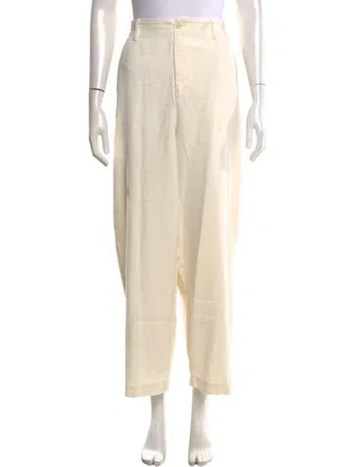 Pre-owned Pas De Calais Wide Leg Pants In Neutral