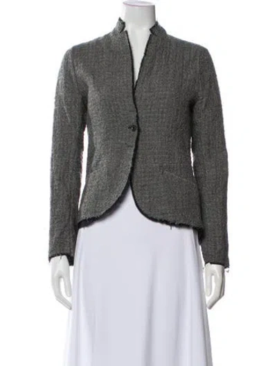 Pre-owned Pas De Calais Wool Blazer In Gray