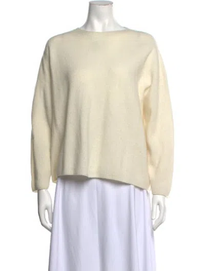 Pre-owned Pas De Calais Wool Crew Neck Sweater In Neutrals