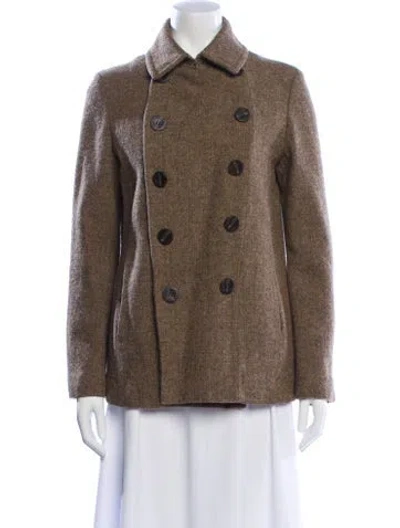 Pre-owned Pas De Calais Wool Jacket In Brown