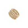 Pas De Marque Women's Gold-filled Beaded Ring La Bague Mini