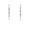 Pas De Marque Women's Sterling Silver Beaded Earrings La Chenille