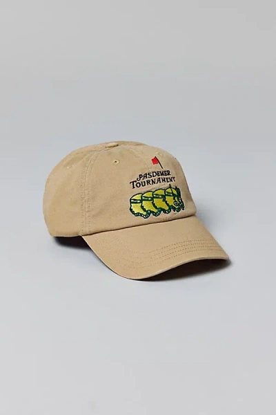 Pas De Mer Golf Course Dad Hat In Cream, Men's At Urban Outfitters