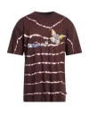 Pas De Mer Man T-shirt Cocoa Size Xxl Cotton In Brown