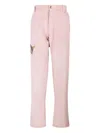Pas De Mer Metamorphosis Corduroy Trousers In Pink
