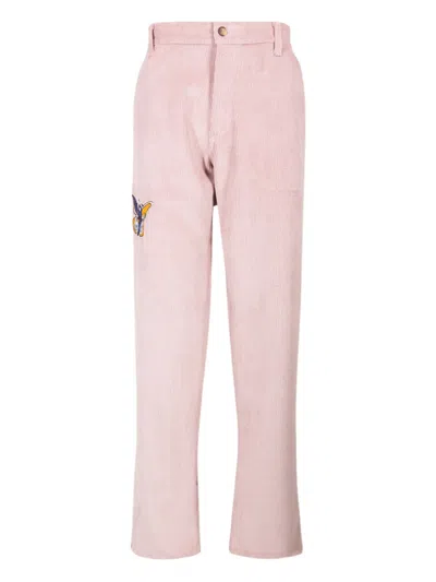 Pas De Mer Metamorphosis Corduroy Trousers In Pink