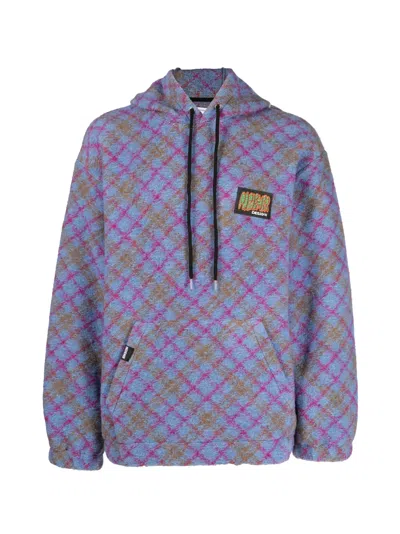 Pas De Mer Pasdemer Fleece Hoodie In Blue